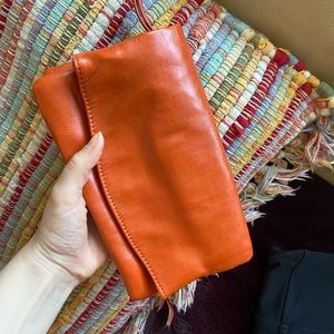 Orange Clutch/Wallet